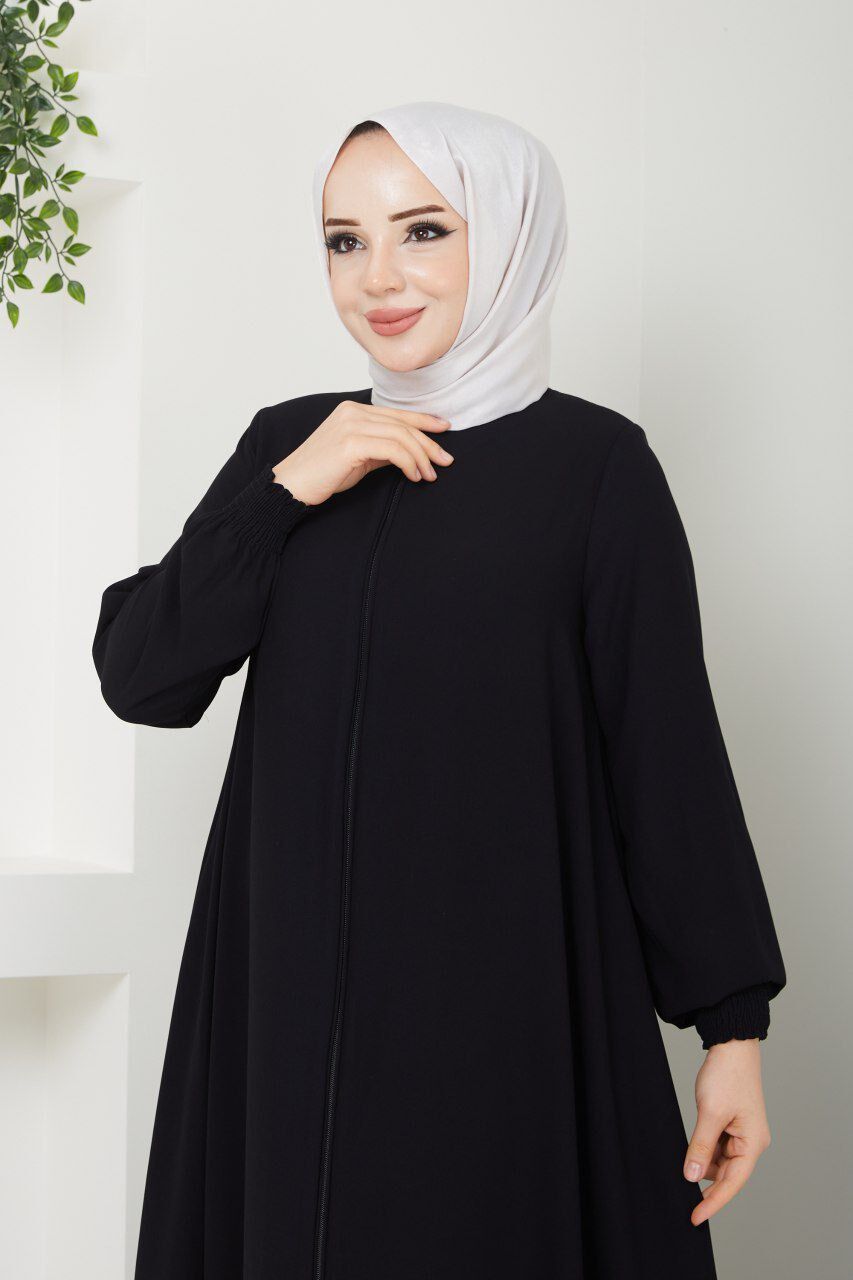 Siyah Mevlana Ferace - Görsel 3