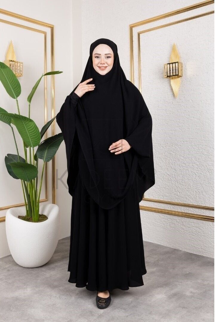 Siyah Süper Soft Krep Çarşaf - Görsel 2