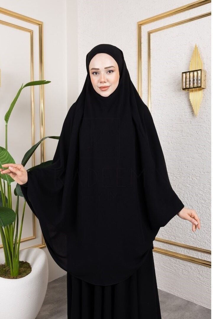 Siyah Süper Soft Krep Çarşaf - Görsel 4