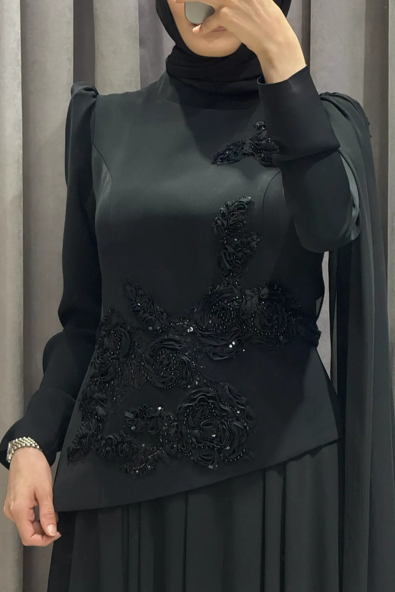 Alessa Siyah Abiye - Görsel 2