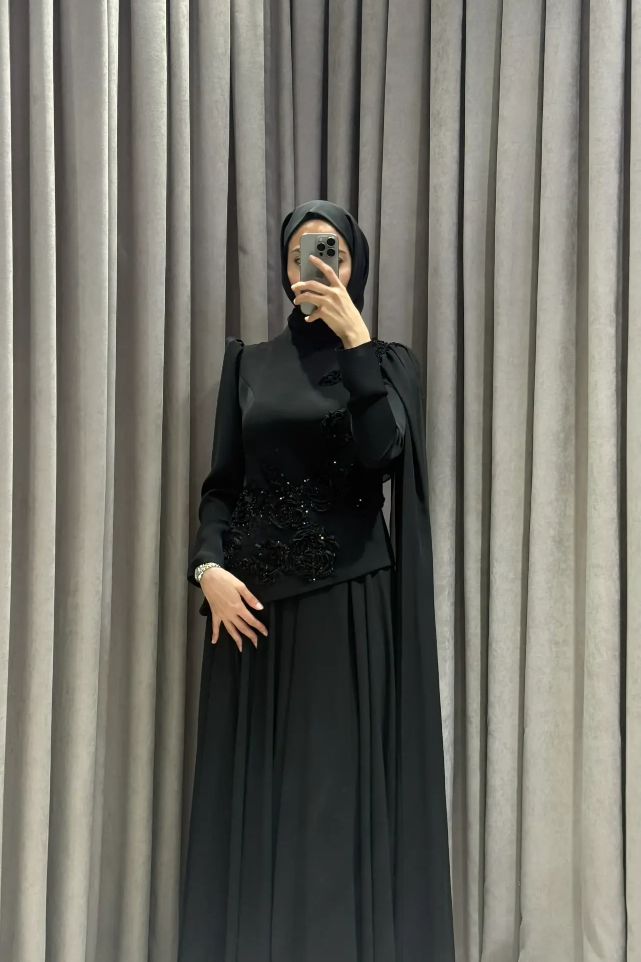 Alessa Siyah Abiye - Görsel 3