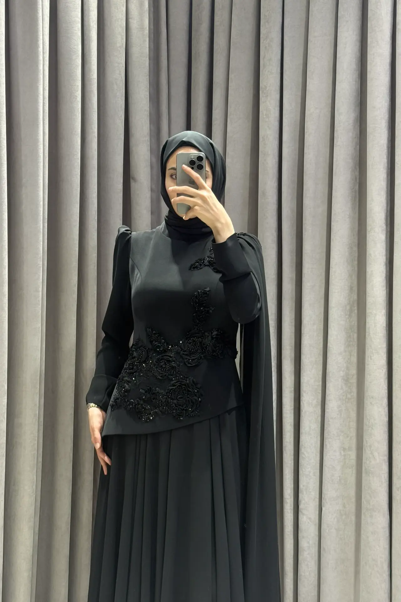 Alessa Siyah Abiye - Görsel 4