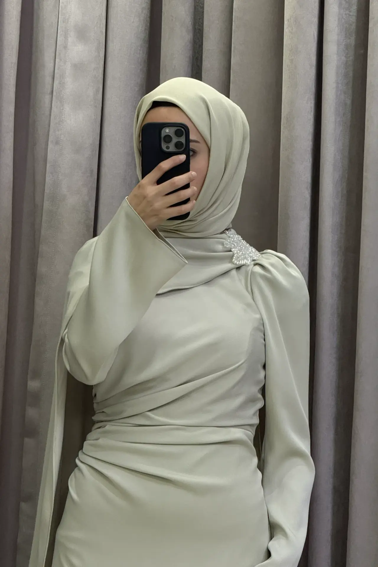 Lavin Çağla Yeşili Abiye - Görsel 4