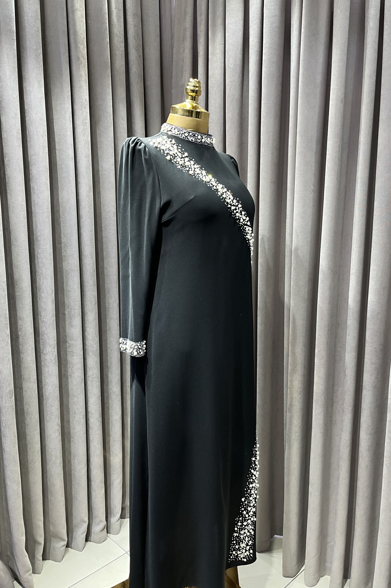 Lorea Siyah Abiye - Görsel 3