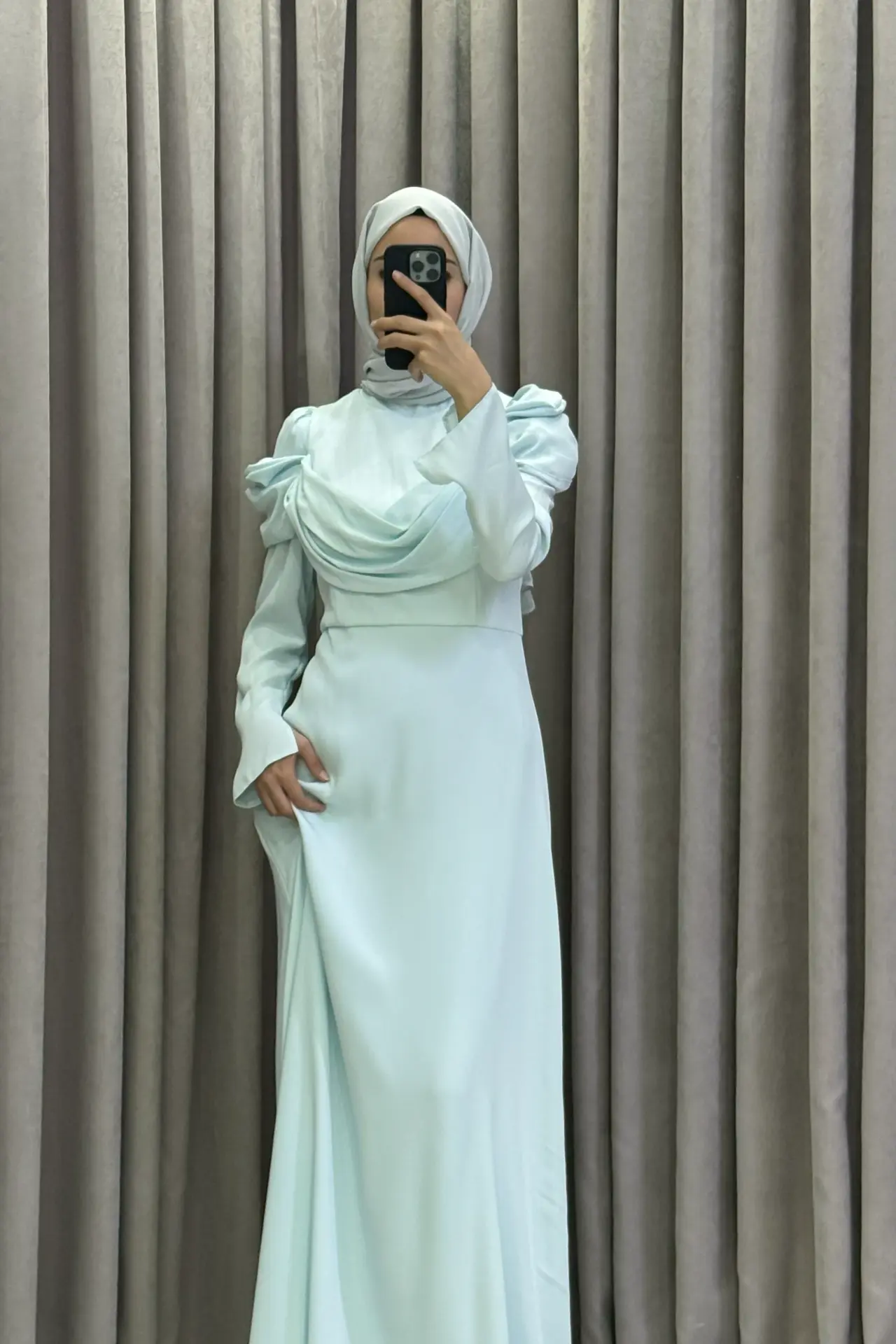 Nazen Bebe Mavisi Abiye - Görsel 2